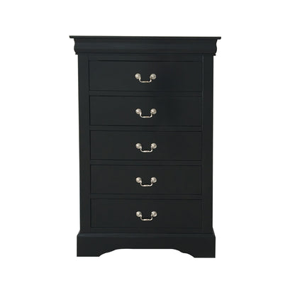 Aistil Philippe III Chest, Black Finish