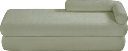 Arlo Mint Chenille Fabric Bench