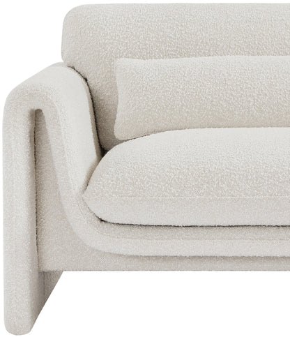 Kira Cream Boucle Fabric Chair C