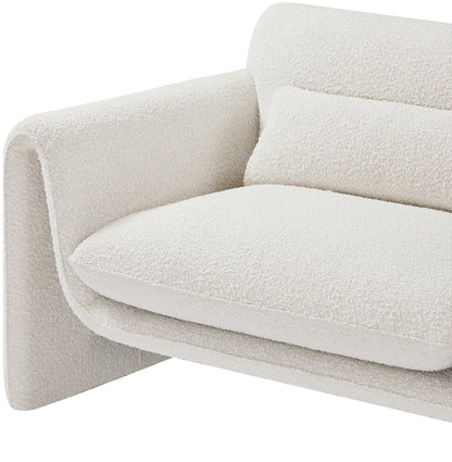 Kira Cream Boucle Fabric Chair C