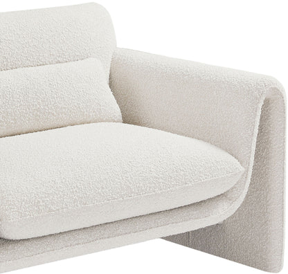 Kira Cream Boucle Fabric Chair C