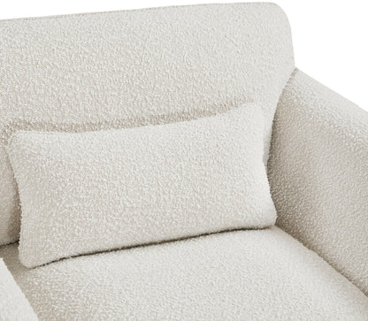 Kira Cream Boucle Fabric Chair C