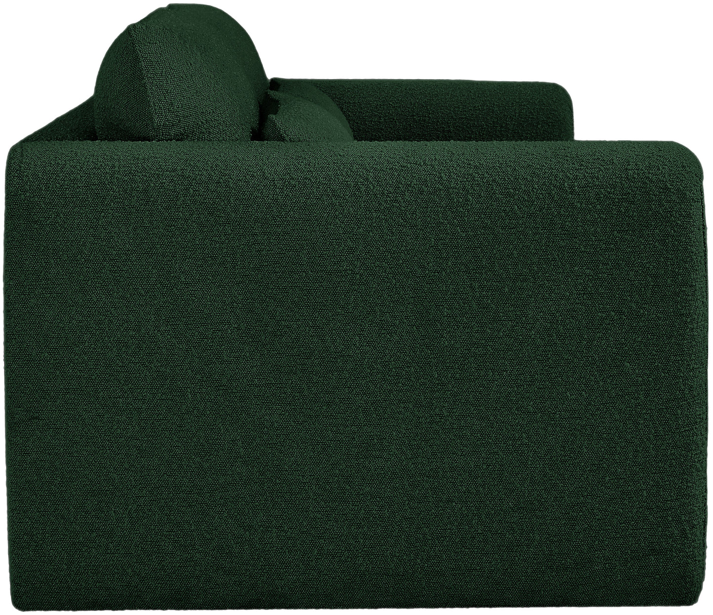 kira green boucle fabric sofa s