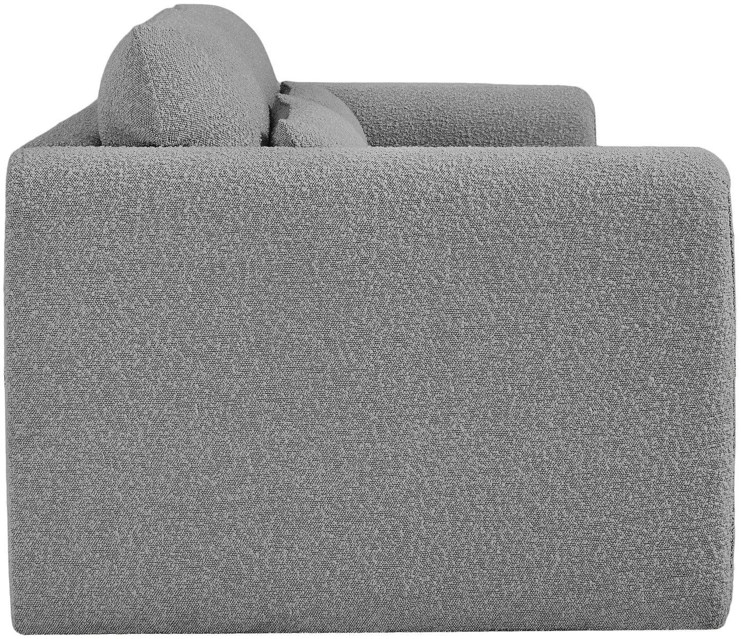 kira grey boucle fabric sofa s