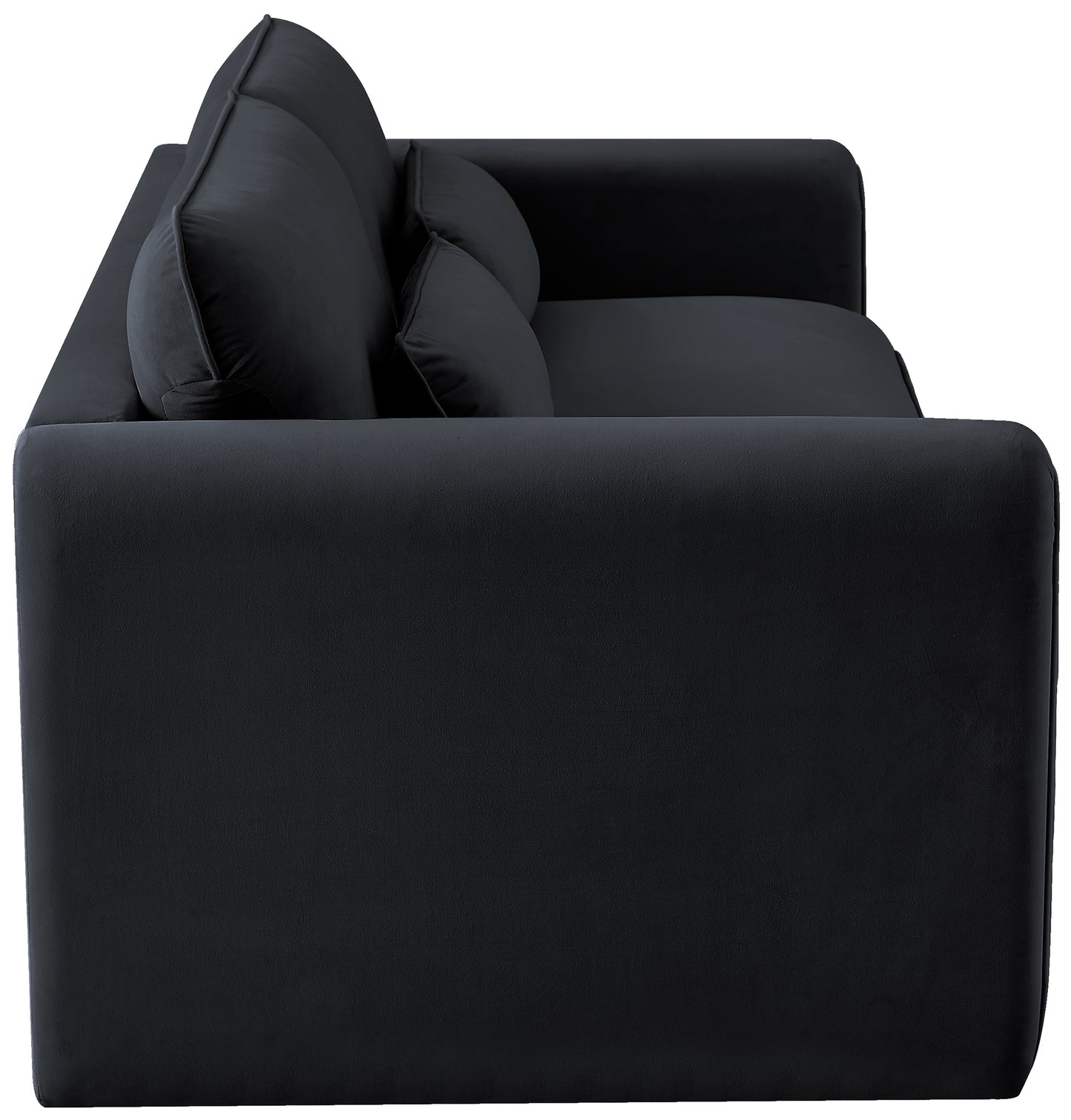 encore black velvet fabric sofa s