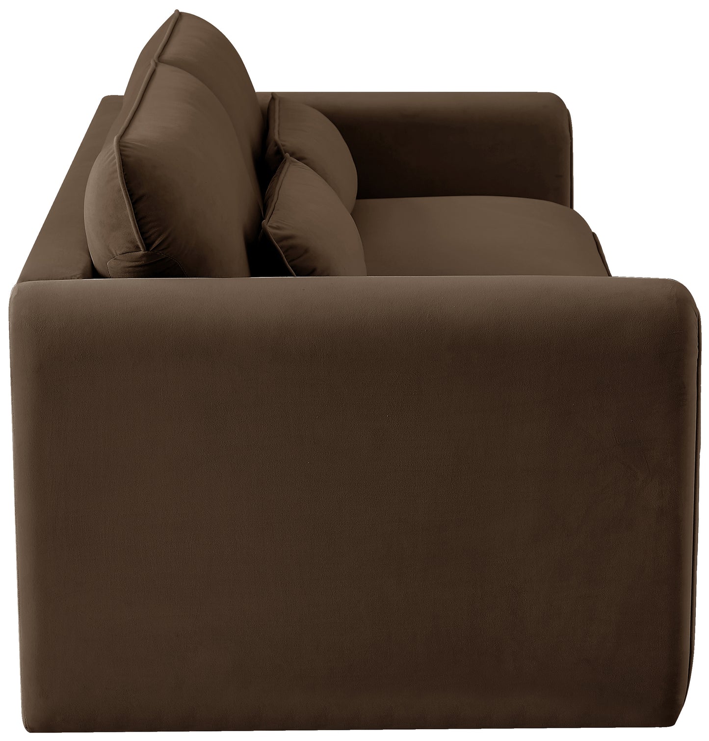 encore brown velvet fabric sofa s