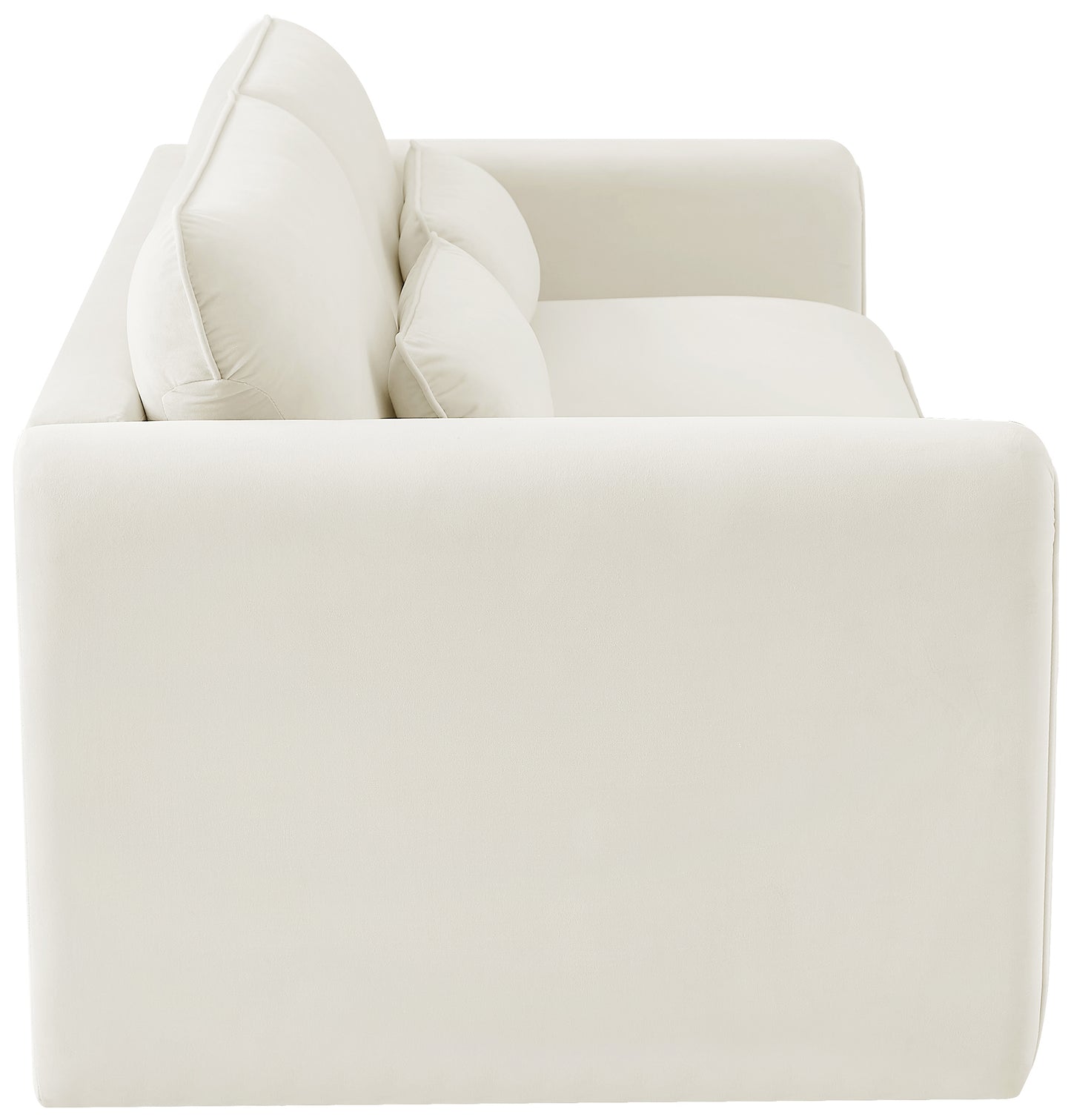 encore cream velvet fabric sofa s