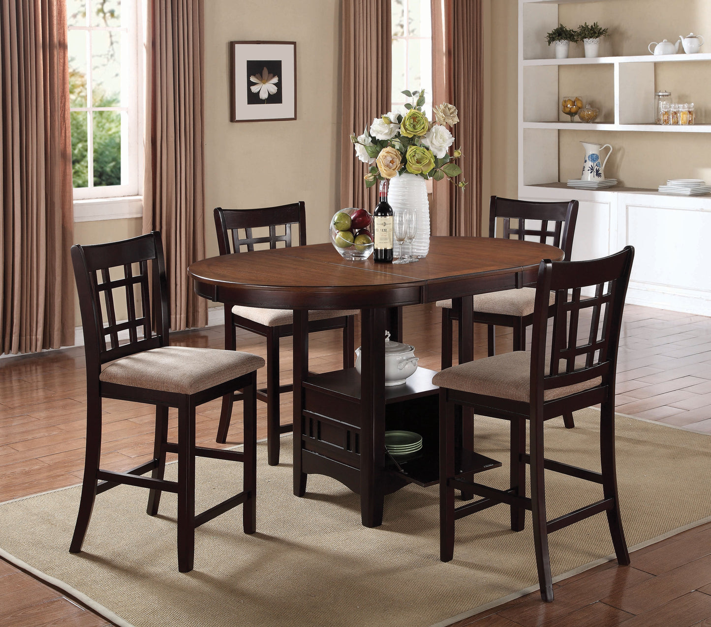 5 pc counter height dining set