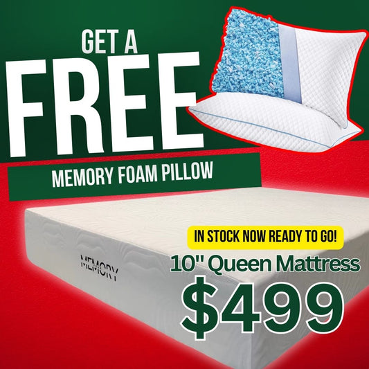 10" Queen Memory Foam Mattress