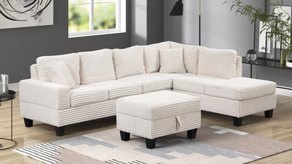 Wren Cream Sectional Set