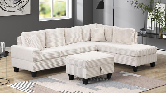 Wren Cream Sectional Set
