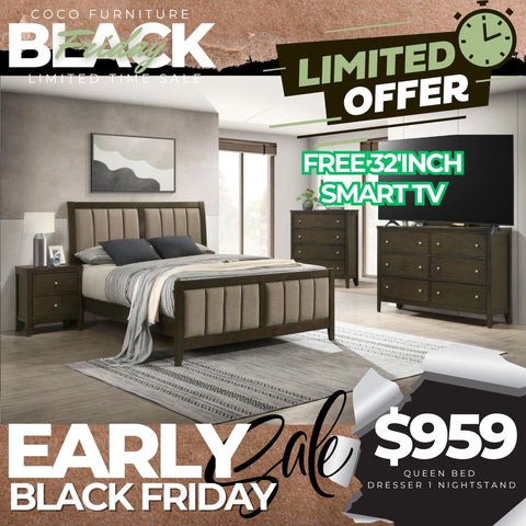 Urban Retreat Queen Bedroom Set  Black Friday Deal