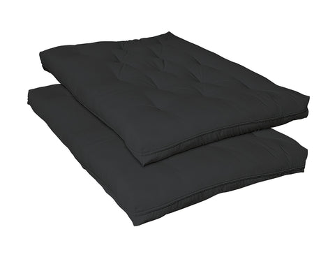 Alviso Deluxe Innerspring Futon Pad BlackBlack