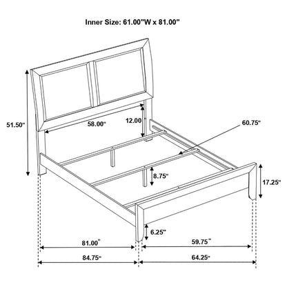 Queen Bed 4 Pc Set