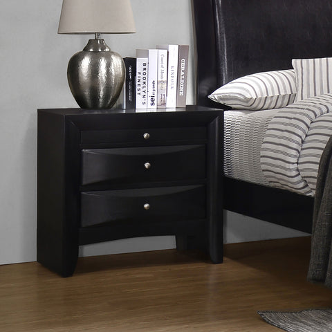 Raul 2-drawer Nightstand BlackBlack
