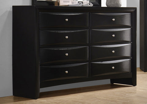 Raul 8-drawer Dresser BlackBlack