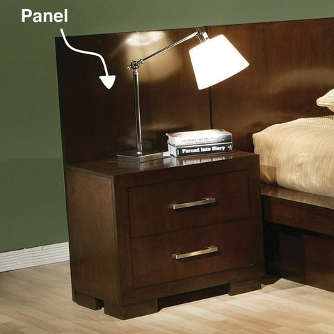 Rosalie Wood Bed Panels CappuccinoCappuccino