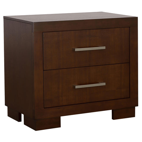 Yvette 5-piece Eastern King LED Bedroom Set Cappuccino