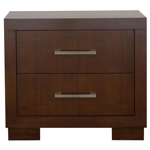 Yvette 5-piece Eastern King LED Bedroom Set Cappuccino