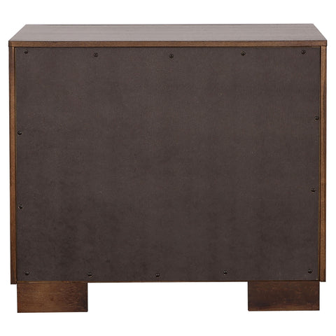 Yvette 5-piece Eastern King LED Bedroom Set Cappuccino