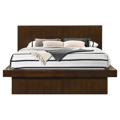 Vicente 5-piece Queen LED Bedroom Set Cappuccino