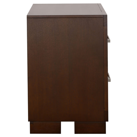 Rosalie 2-drawer Nightstand CappuccinoCappuccino