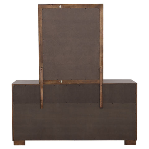 Rosalie 6-drawer Dresser with Mirror CappuccinoCappuccino
