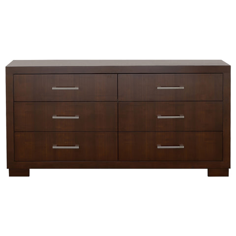 Rosalie 6-drawer Dresser CappuccinoCappuccino