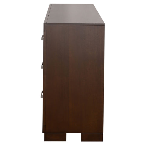 Rosalie 6-drawer Dresser CappuccinoCappuccino
