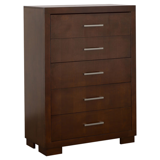 Rosalie 5-drawer Bedroom Chest CappuccinoCappuccino