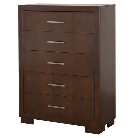 Rosalie 5-drawer Bedroom Chest CappuccinoCappuccino