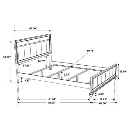 Queen Bed 4 Pc Set