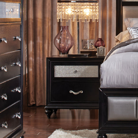 Percy 2-drawer Nightstand BlackBlack