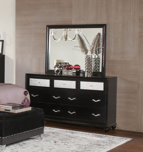 Percy 7-drawer Dresser BlackBlack