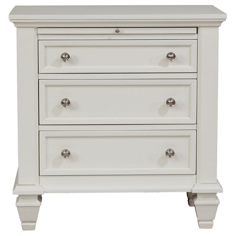 Jackie Beach 4-piece Queen Bedroom Set Cream WhiteCream White