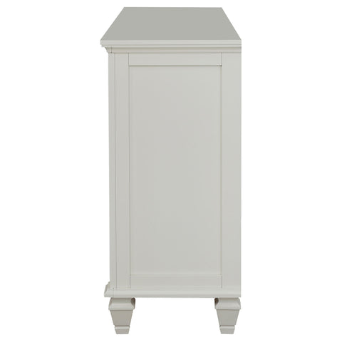 Jackie Beach 11-drawer Dresser Cream WhiteCream White
