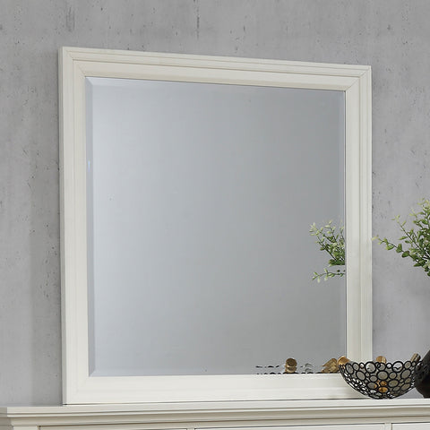 Jackie Beach Dresser Mirror Cream WhiteCream White