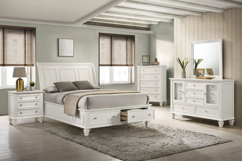 Elton Beach 5-piece Eastern King Bedroom Set Cream White
