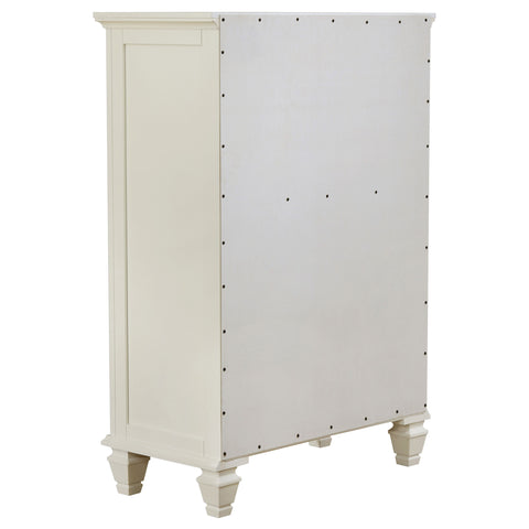 Elton Beach 5-piece Eastern King Bedroom Set Cream White