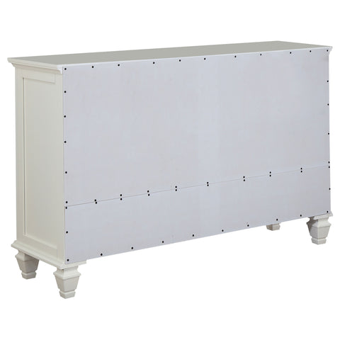 Elton Beach 4-piece Queen Bedroom Set Cream White