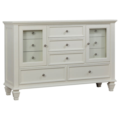 Elton Beach 5-piece Queen Bedroom Set Cream White