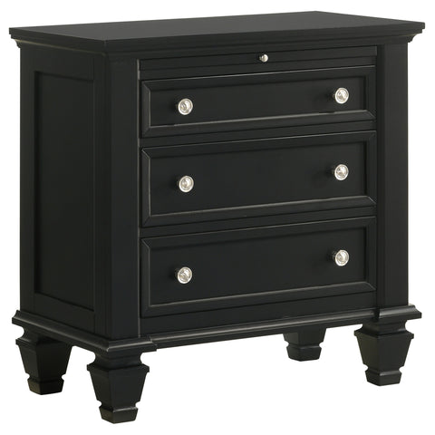 Jackie Beach 4-piece Eastern King Bedroom Set BlackBlack
