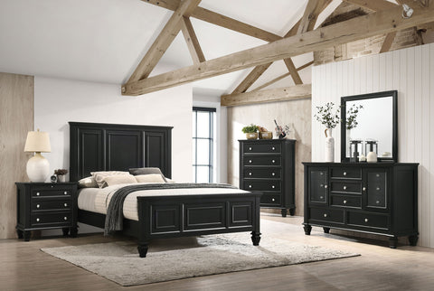 Jackie Beach 5-piece Eastern King Bedroom Set BlackBlack