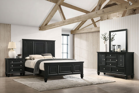 Jackie Beach 4-piece California King Bedroom Set BlackBlack