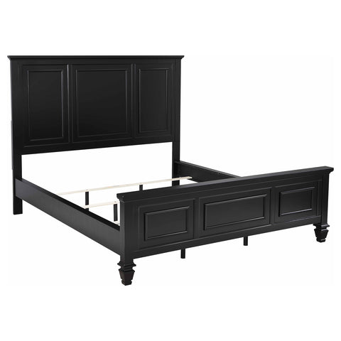 Jackie Beach 4-piece California King Bedroom Set BlackBlack