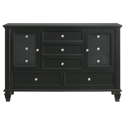 Jackie Beach 11-drawer Dresser BlackBlack