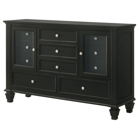 Jackie Beach 11-drawer Dresser BlackBlack