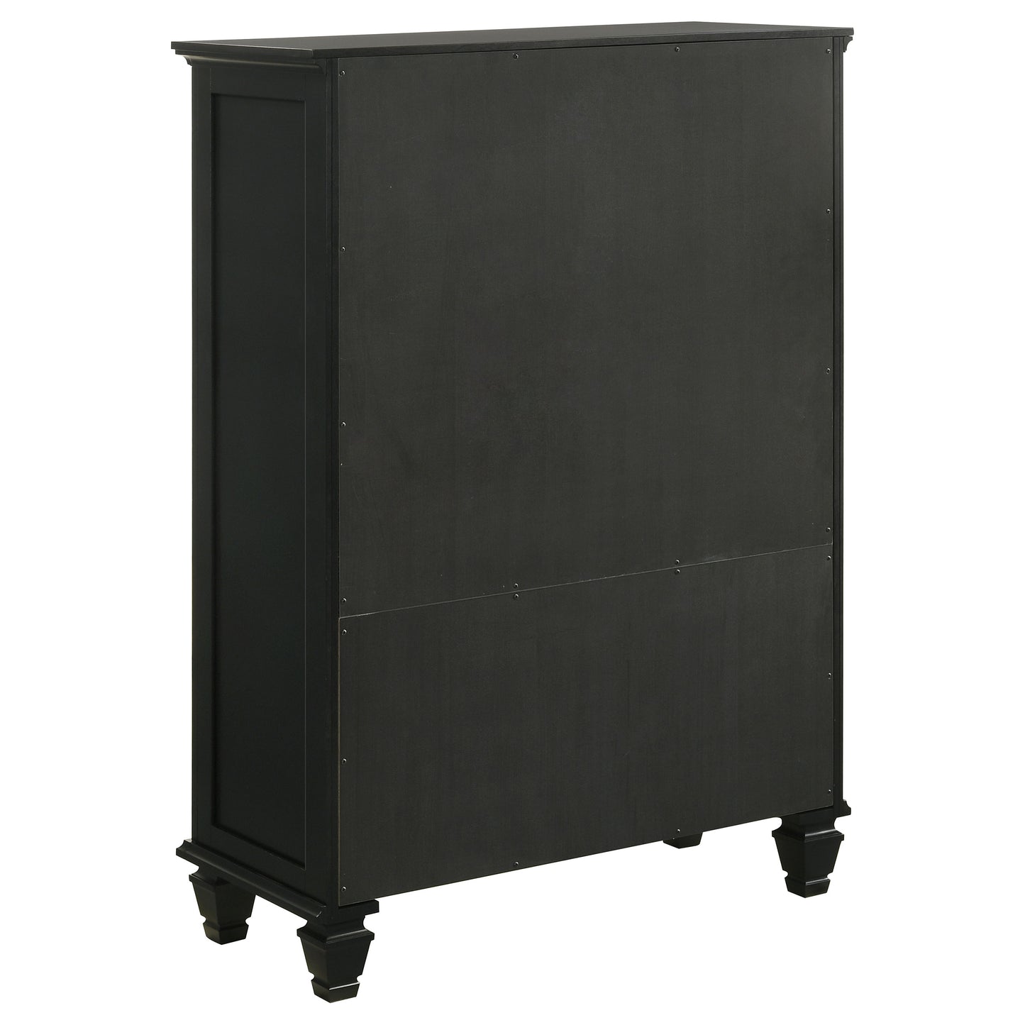 jackie beach 8-drawer door chest blackblack