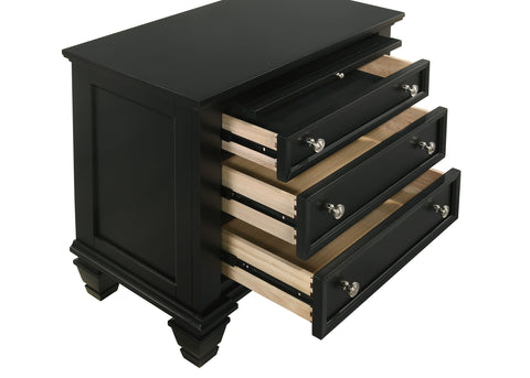 Elton Beach 4-piece Eastern King Bedroom Set Black