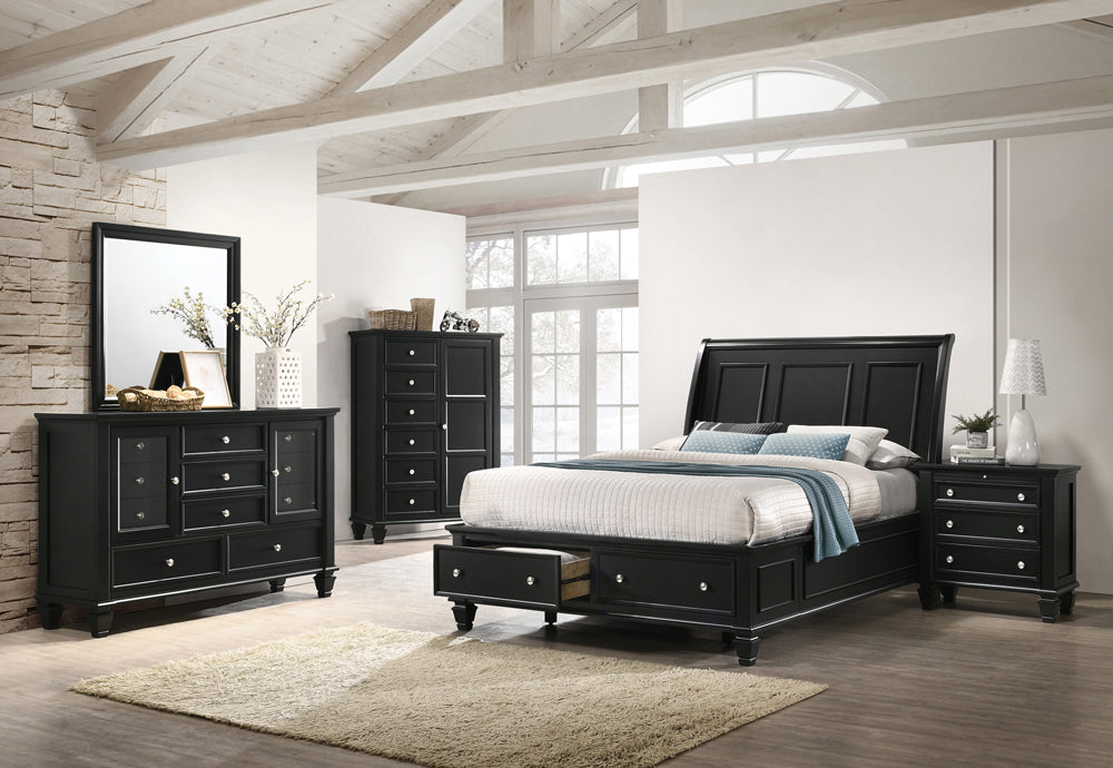 california king storage bed